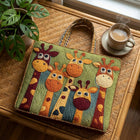 Quilted Tote Bag - Giraffe 4