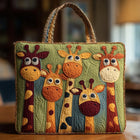 Quilted Tote Bag - Giraffe 1