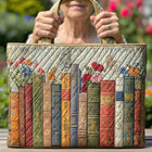 Quilted Tote Bag - Enchanted Library 2
